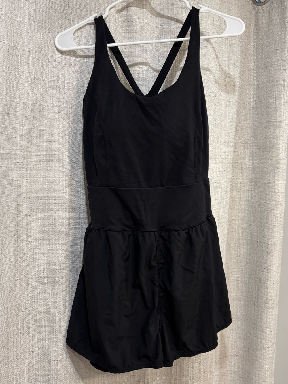 Avia Athletic Romper with Flowy Shorts